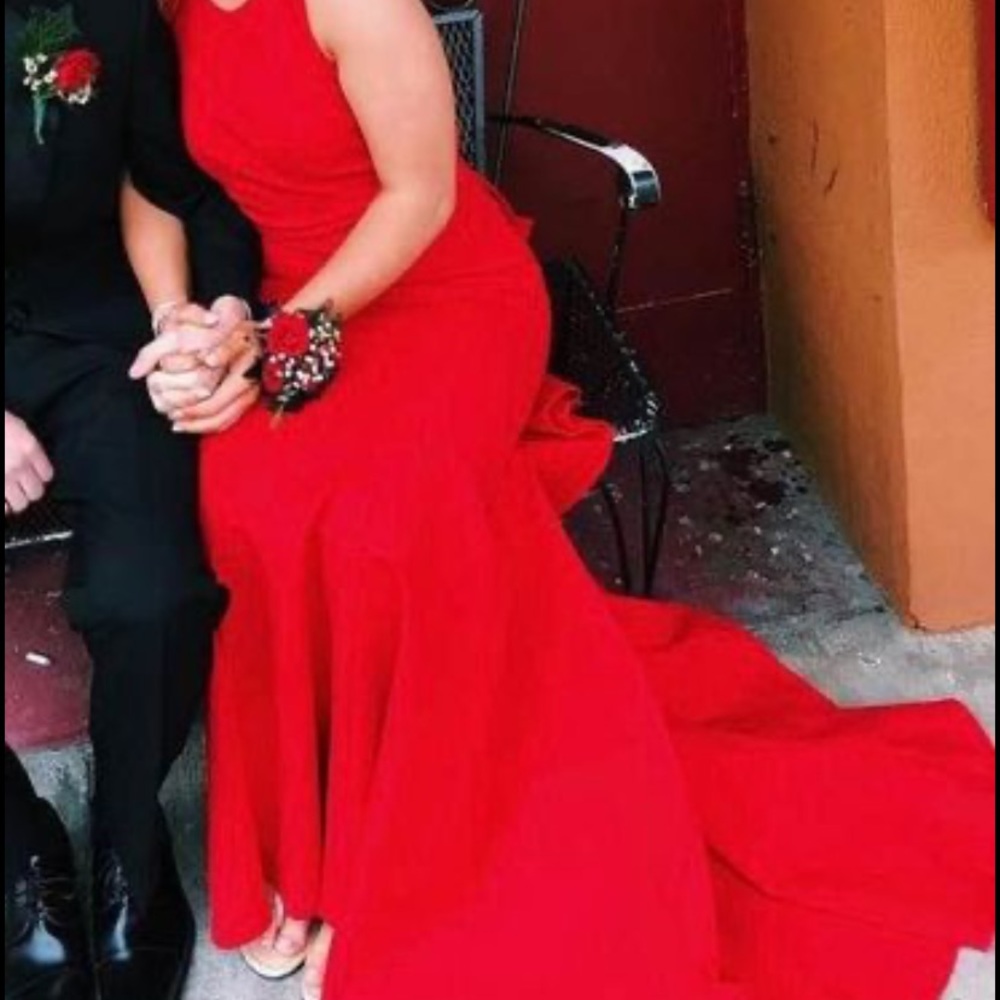 Red Prom Dress - Picture 2 of 3